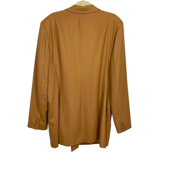 Vintage Pendleton 100% Wool Double Breasted Camel Jacket Size 16 Tall - Picture 2 of 13